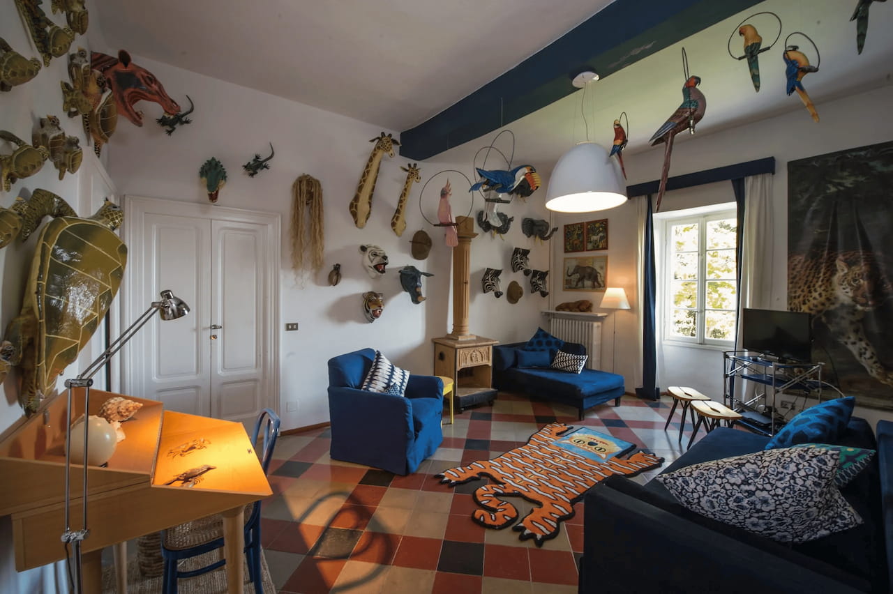 Playing room at Villa la Romanica